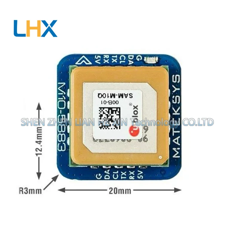 

M10Q-5883 High-sensitivity GPS Module FPV Beidou Multi-constellation GNSS Omnidirectional Antenna Signal