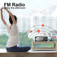 Mordern FM Radio S8 Alarm Clock Wireless Smart Bluetooth Speaker Wake Up for Subwoofer clock Clock Digital Bedside LED Home Desk