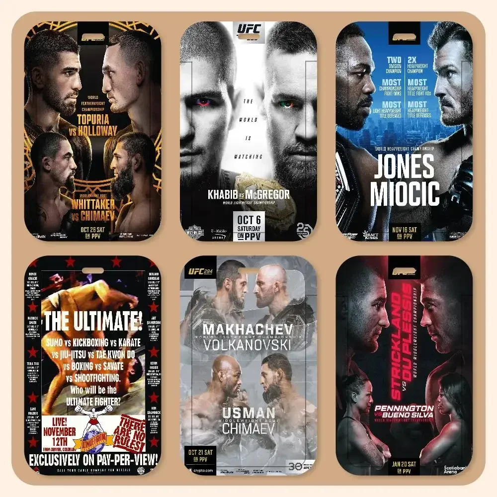 

U-Ultimate Fighting Championship UFC Vintage Lanyard Card Holders Student ID Card Holders Neckband Card Holders Access Control