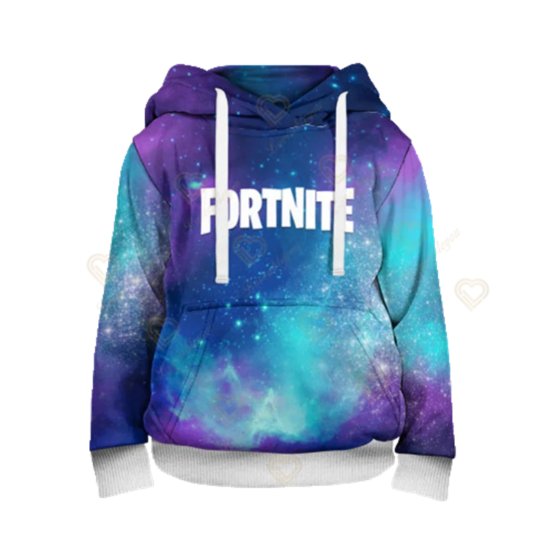 سترة Fortnite للأولاد الرائعة للأبطال التأثيرية بقلنسوة برسوم كارتونية ملابس أطفال لربيع الخريف معطف أطفال بقلنسوة للأطفال #2