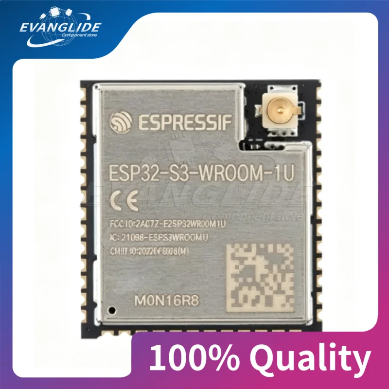 1 PCS/LOT ESP32-S3-WROOM-1U-N16R8 ESP32-S3-WROOM-1U-N16R8/N8R8/N8R2/N16/N4/N4R2/N4R8 Wi-Fi + Bluetooth 16MB 32-bit dual-core MCU