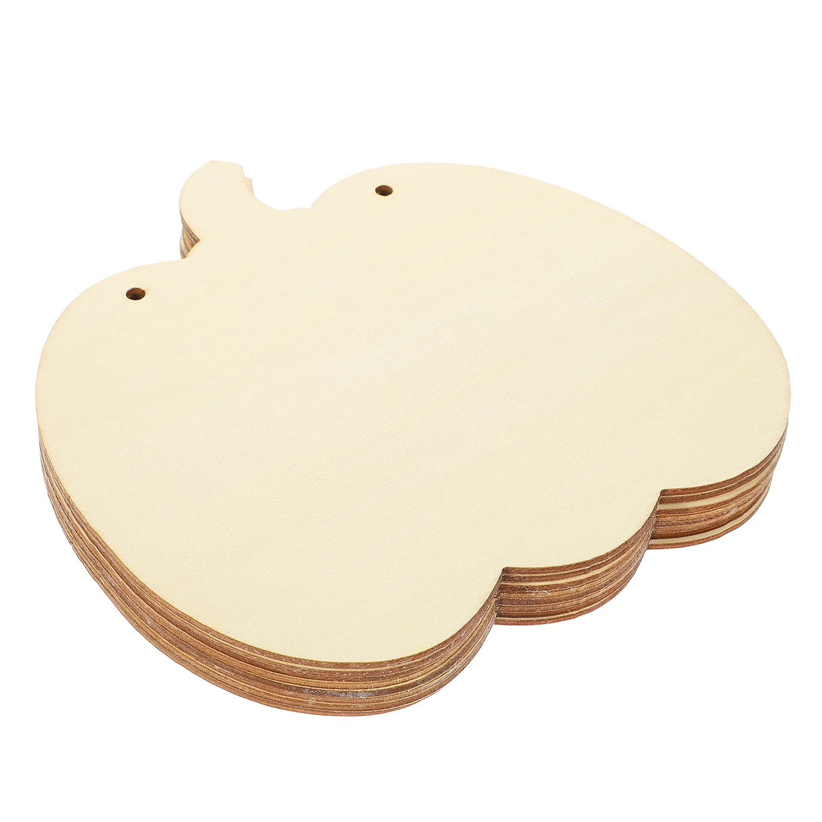 

10Pcs Pumpkin Shaped Wood Pieces DIY Accessories Wedding Anniversary Gifts Wood Craft DIY Crafts Material Blank Wooden Pieces