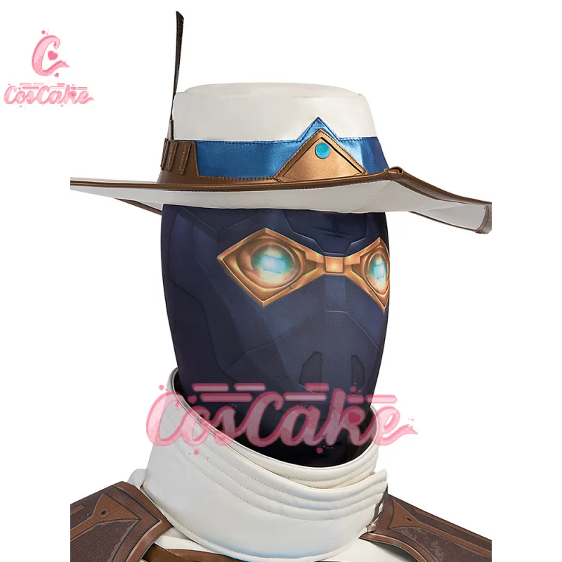 Game Cypher Valorant Cosplay Costume Hat Coat Pants Accessories Outfit Full Set and Individual Items Are Sold Custom Size