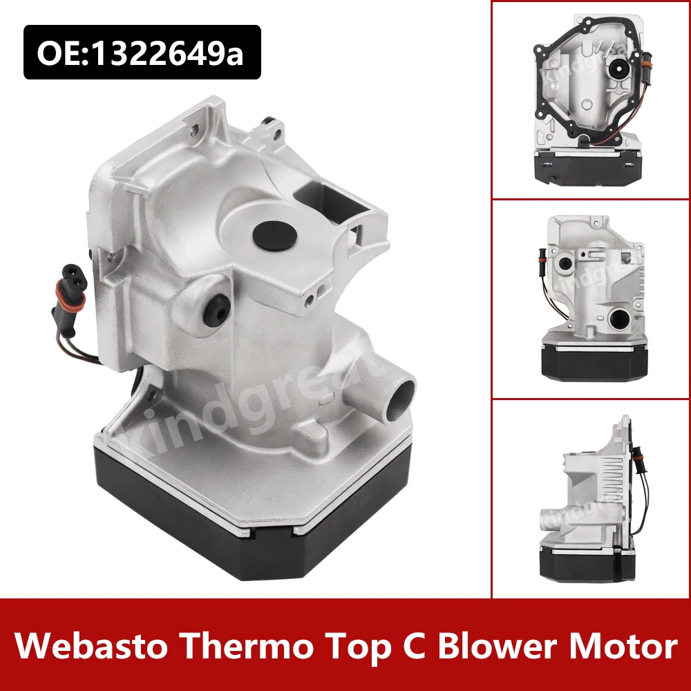 

Combustion Air Fan Motor 12V 1322649A Parking Heater Blower Motor For Webasto Thermo Top C Water Heater
