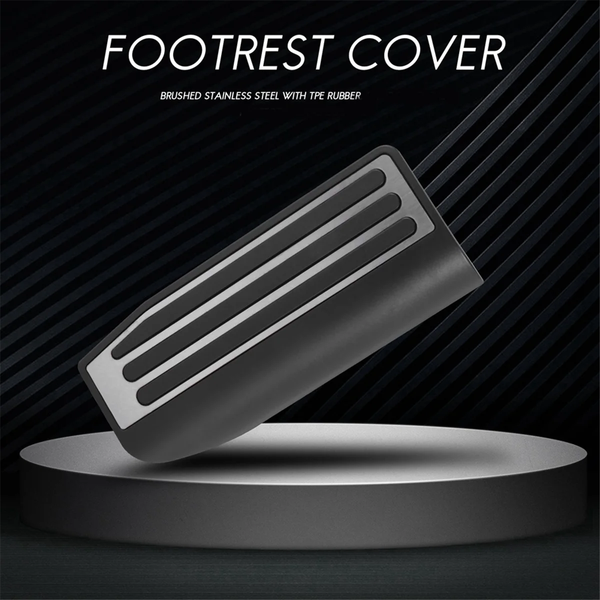 Auto Footrest Foot Rest Dead Pedal Cover for Land Rover Discovery 5 Range Rover Sport