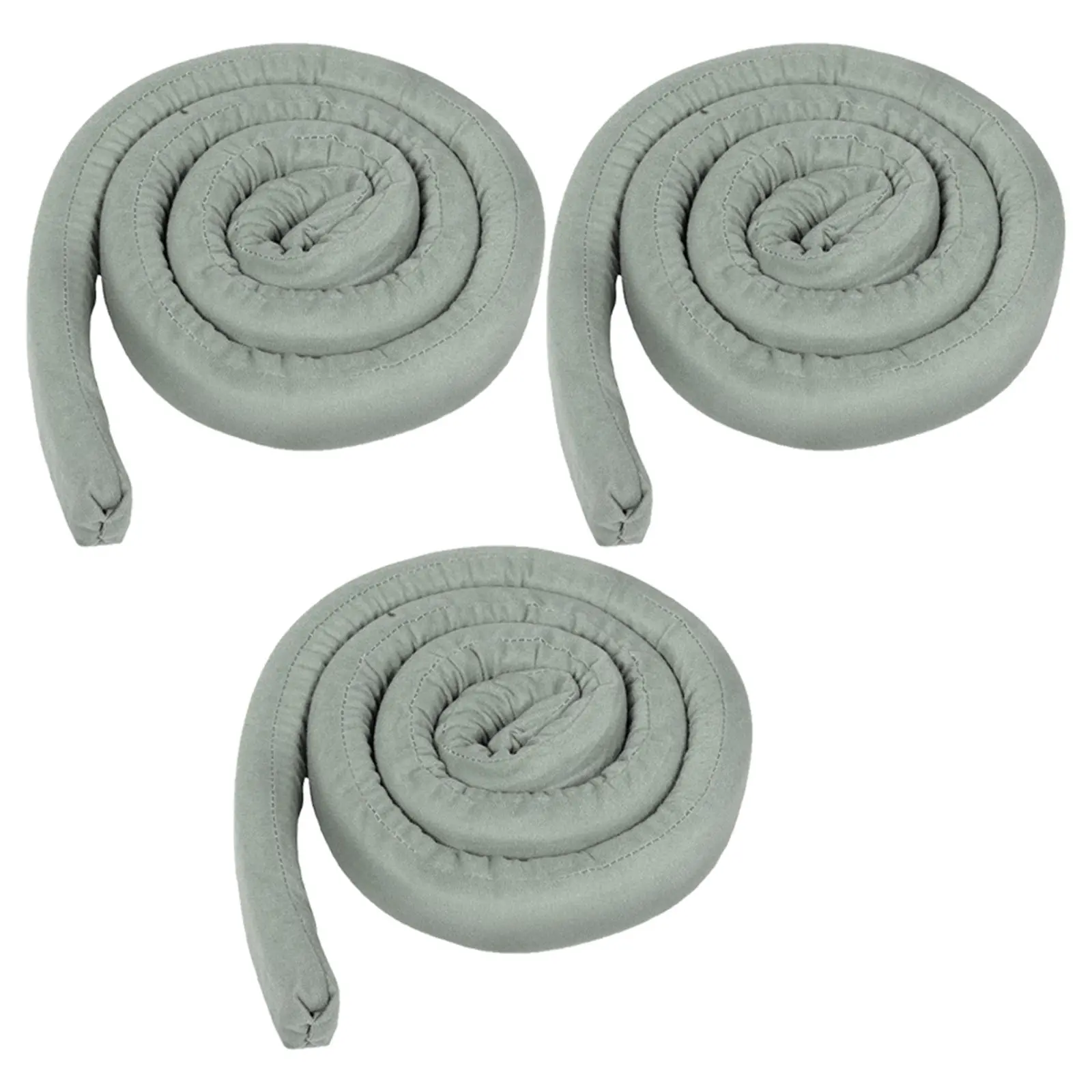 3Pcs Bed Mattress Gap Filler Flexible Crack Filler Cushion Soft Support for Wall Gap Headboard Space Sofa Slipcover Tuck Grips