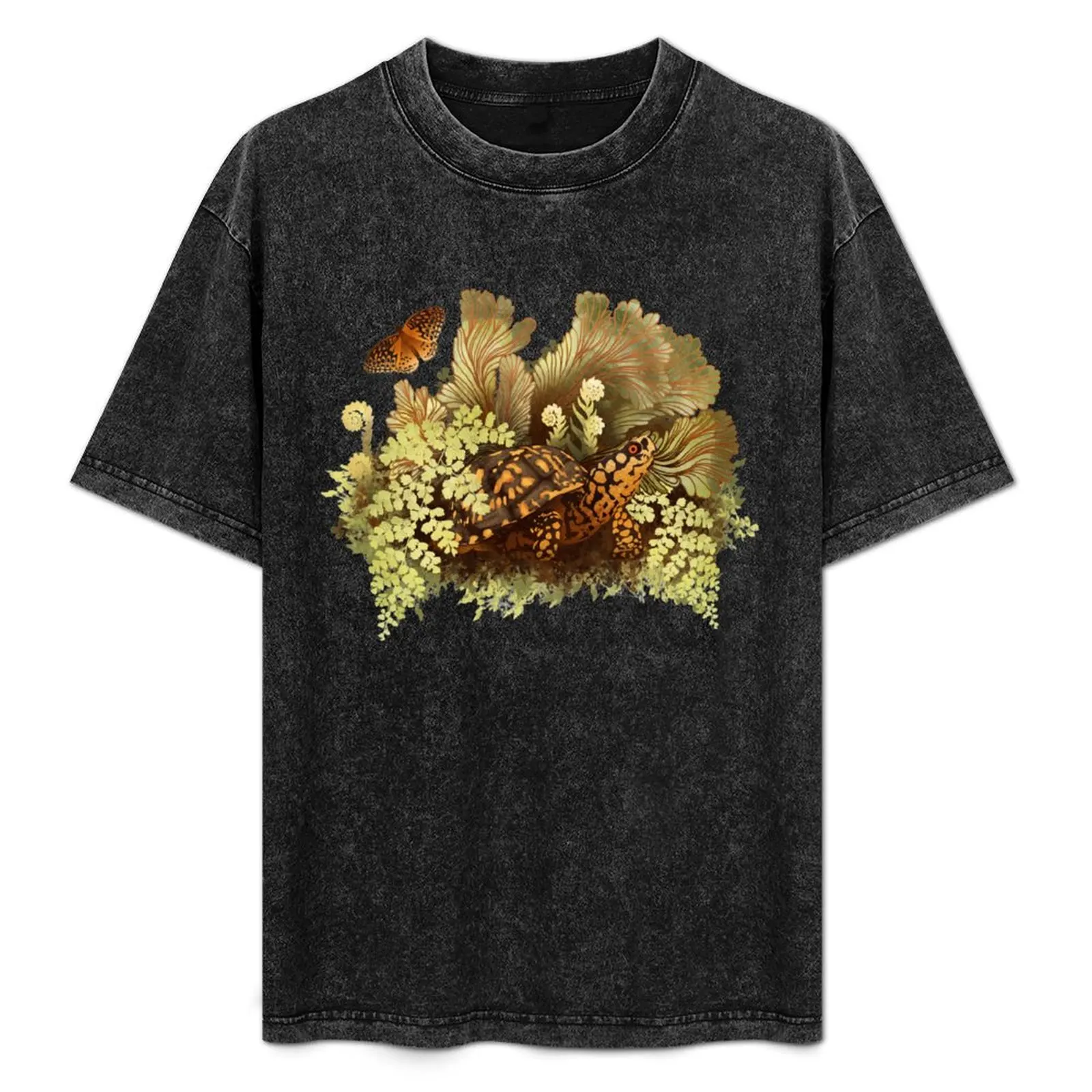 

Eastern Box Turtle T-Shirt Water Resistant Casual T-Shirt