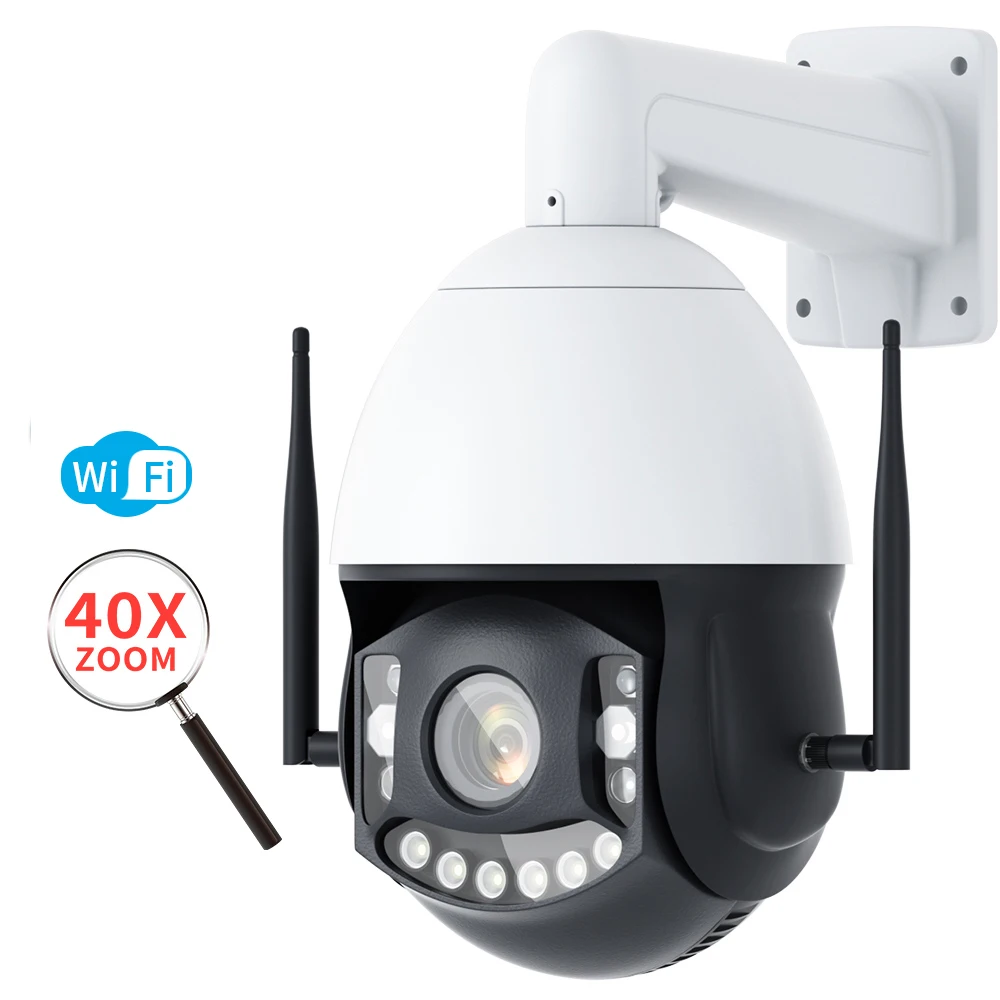 กล้องวงจรปิดไร้สาย PTZ 1080P 5MP WIFI 3G 4G รองรับซิมการ์ด ความละเอียด 2MP HD CCTV ซูมออปติคอล 40 เท่า สำหรับภายนอกอาคาร กล้องวงจรปิดบ้าน รองรับแอป CamHi