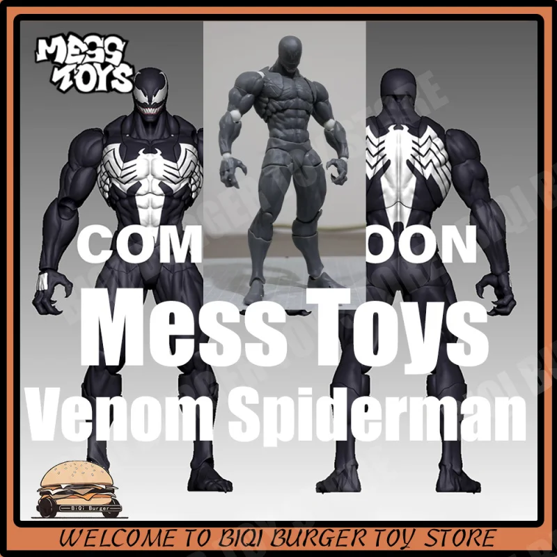 

Hot Mess Toys Фигурка Venom MessToys Фигурка Человека-паука Черный костюм Сосед Симбиот CT Toys Фигурка Venom Алый паук