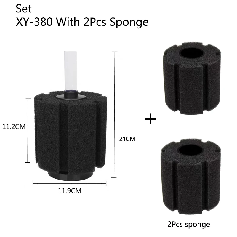 Zwart Spong Filter voor Aquarium Fish Tank Luchtpomp Skimmer Biochemische Spons Filter Aquarium Bio Filters Filtro Aquario Nieuw
