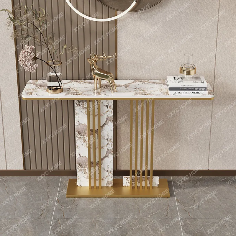 

8Minimalist Style Console Tables Luxury Simple Console Entrance Creative Living Room Furniture Mesita Recibidor De Entrada