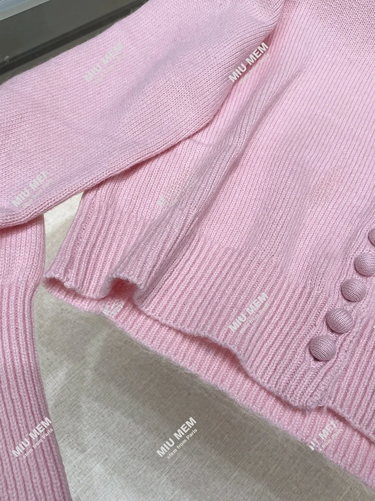 

Sweet And Gentle ort Knitted Open Cardigan Top for Women Sli Slim Fit Autumn Faion High Quali Polyester Fiber