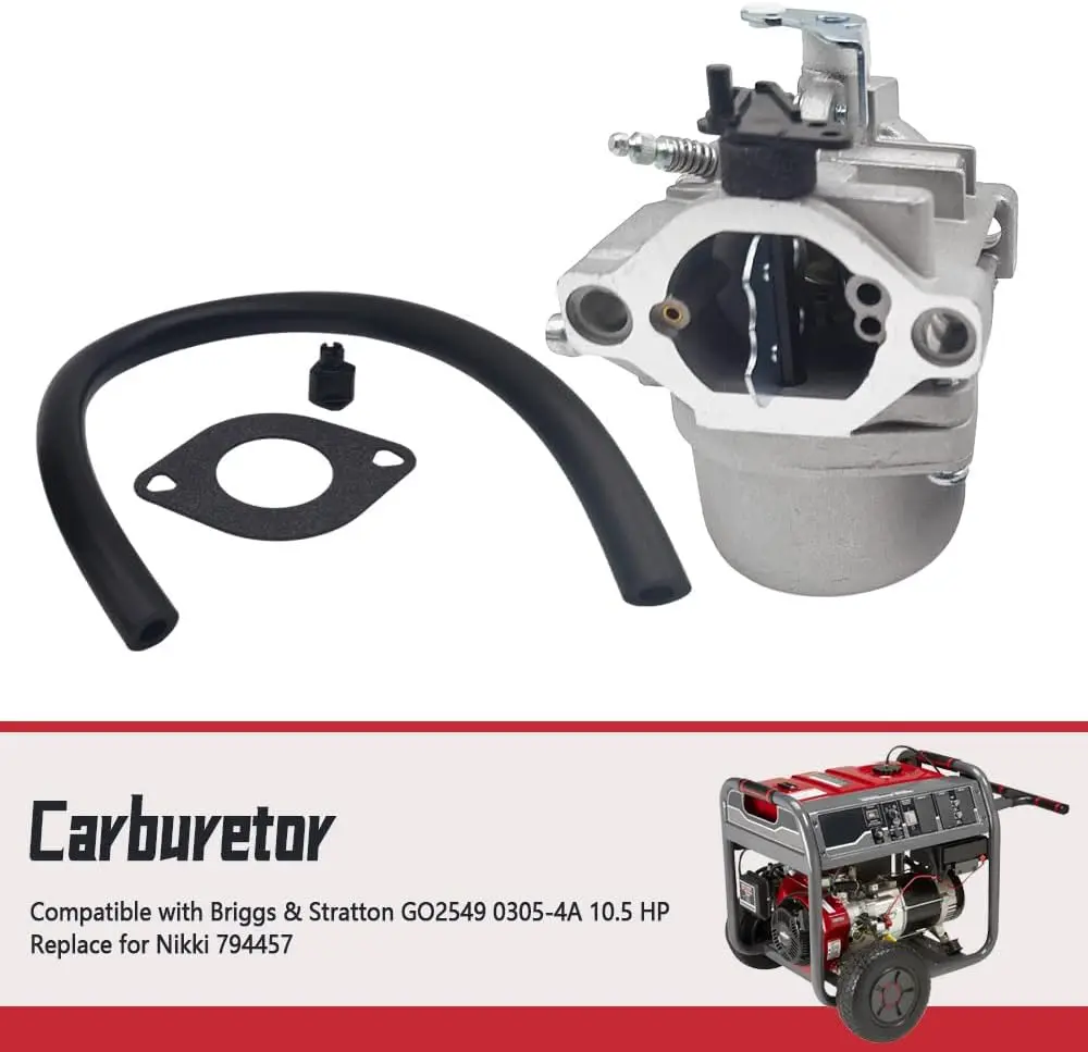 NAJING Carburetor Fit for Briggs & Stratton GO2549 0305-4A 10.5 HP, Replaces Nikki 794457