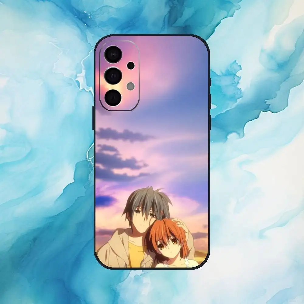 Чехол для телефона C-Clannad Anime для Samsung Galaxy A73, A72, A71, A70, A53, A52, A51, другие мягкие черные чехлы