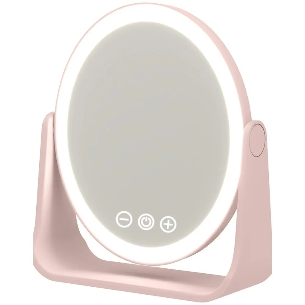 3-kleuren LED-make-upspiegel Eversible dimbaar touchscreen cosmetische spiegels Slimme draaibare 5-voudige vergrotende spiegel met led Dames