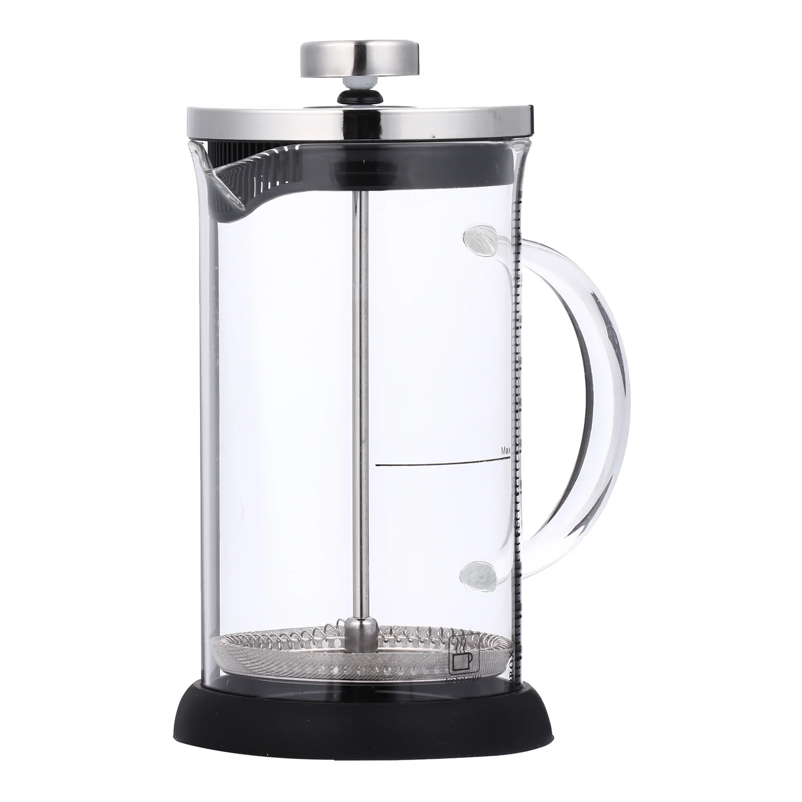 

1Pcs Stainless Steel Pressure Pot High Temperature Coffee Press with Filtration Lid for Tea Coffee Pot Stainless Steel Teapot