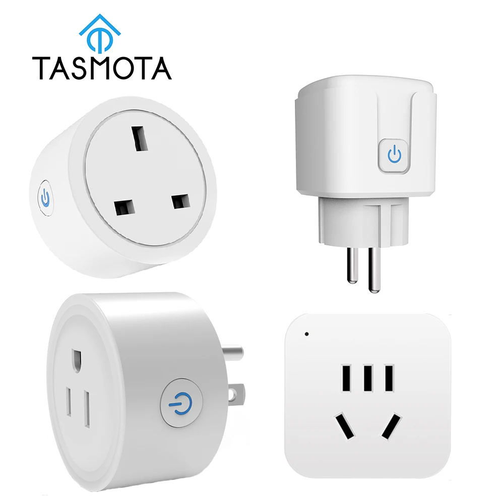 TASMOTA Smart Home preflashed WiFi Works With Home Assitant 16A US EU UK AU AC100~250V