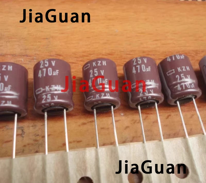 100PCS NEW NIPPON KZH 470UF 25V 10X12MM NCC 25V470UF 105 degrees High frequency low resistance free shipping