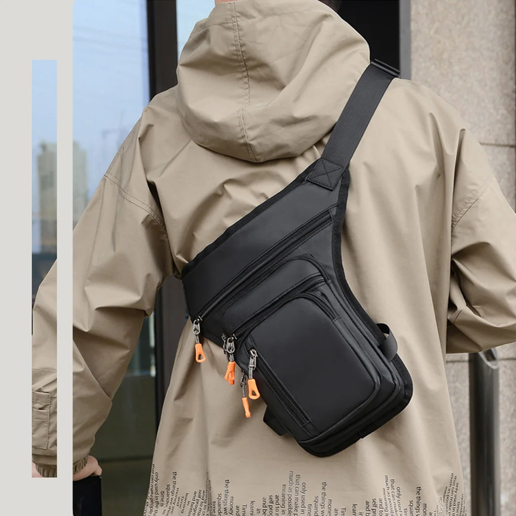 Tas Pinggang Pria Anti Air, Tas Selempang Pinggang Fashion, Tas Selempang Motor, Tas Penyimpanan Outdoor untuk Hiking