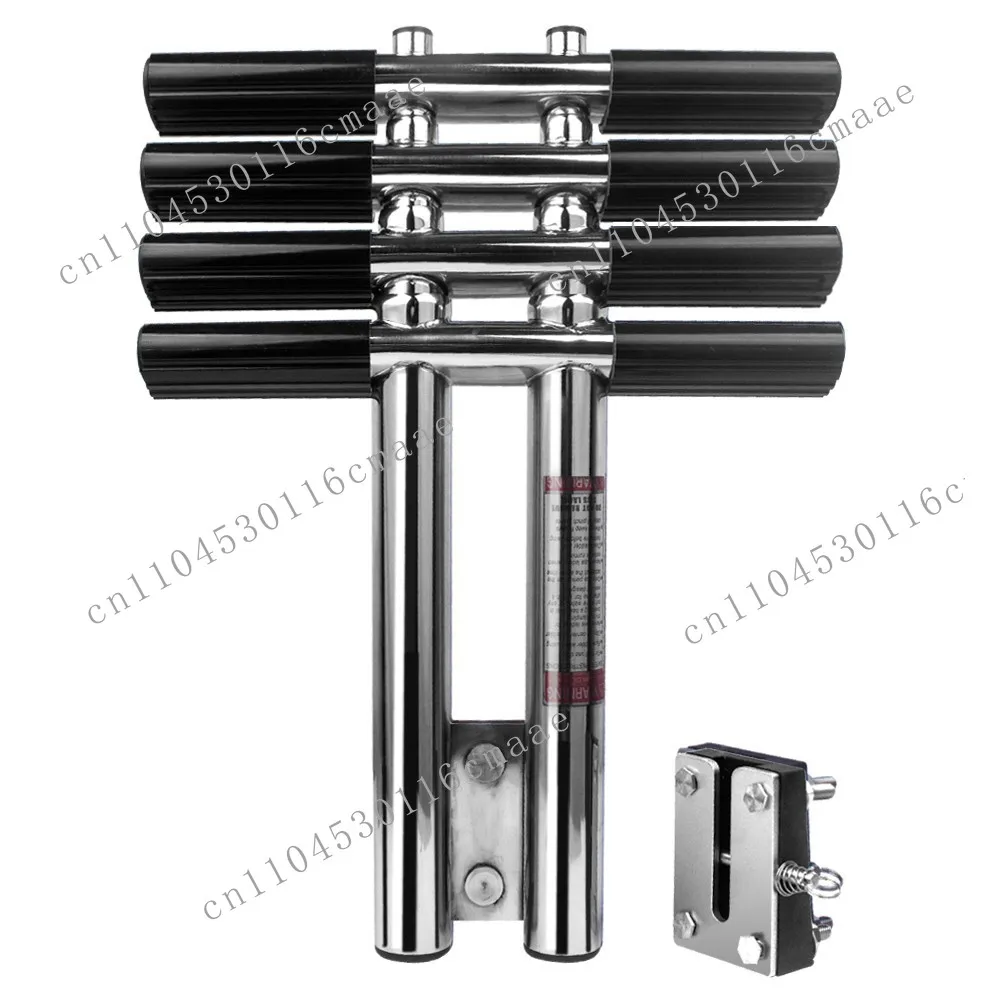 Level 4 stainless steel non-slip telescopic diving ladder replacement parts, new yacht, fishing boat, speedboat accessories