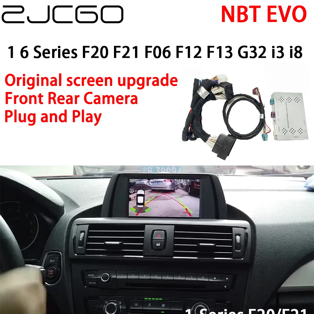 

ZJCGO Rear Front Reverse Camera Digital Decoder Box Interface Adapter NBT EVO For BMW 1 6 Series F20 F21 F06 F12 F13 G32 i3 i8