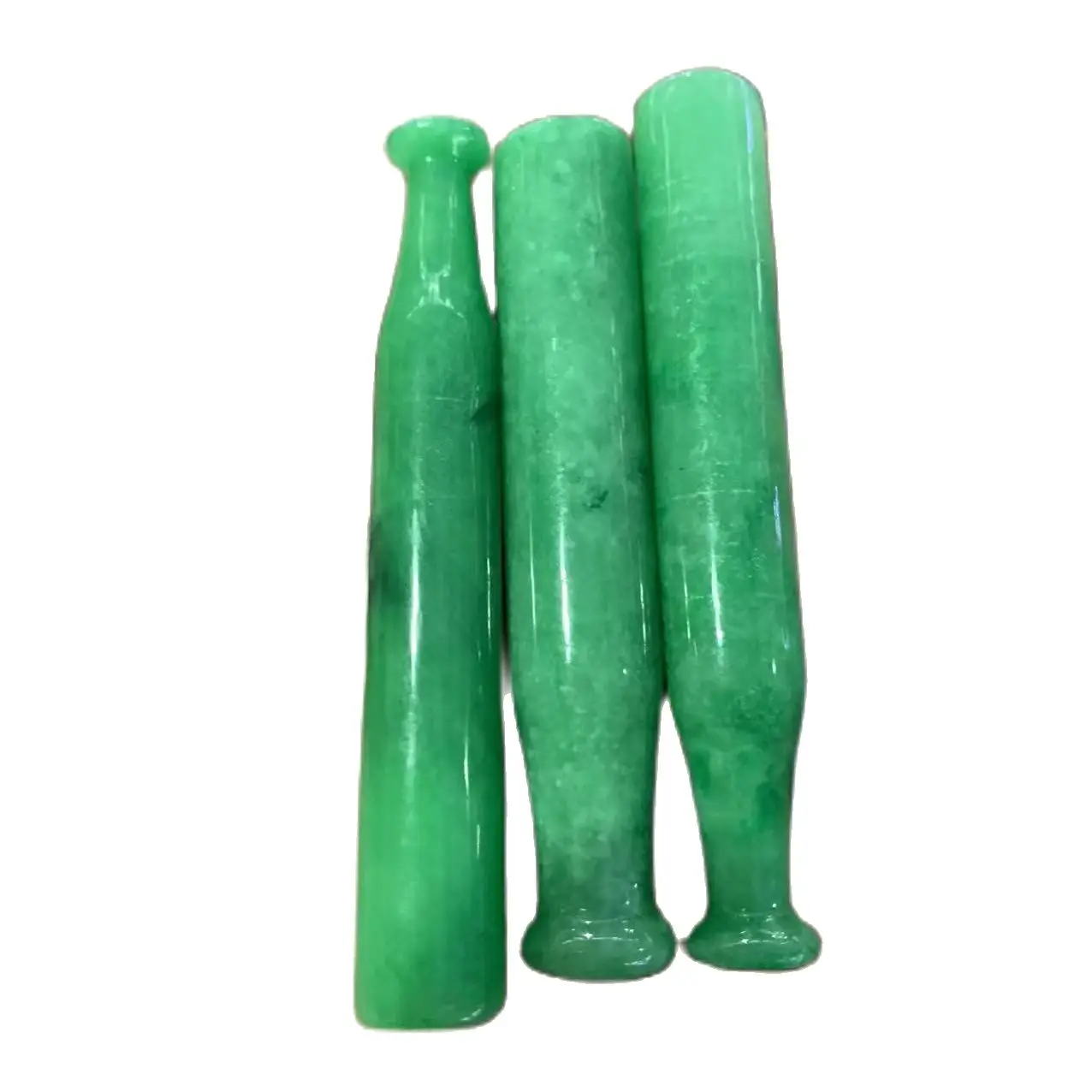 A group of Chinese old Jade cigarette holders
