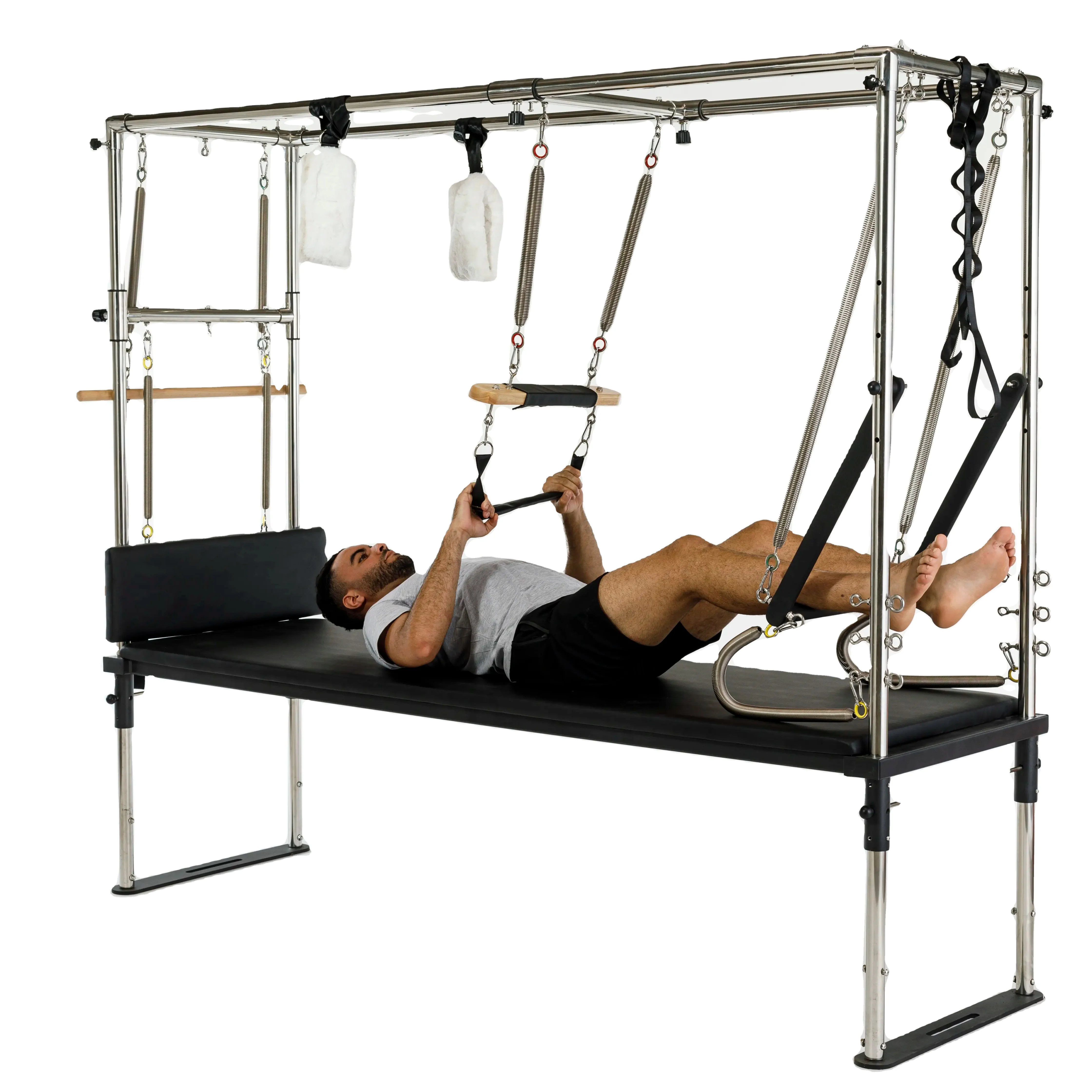 

Yoga Fitness Pilates Studio Reformer Good Quality Combo Reformer Pilates Machine Aluminum Cadillac