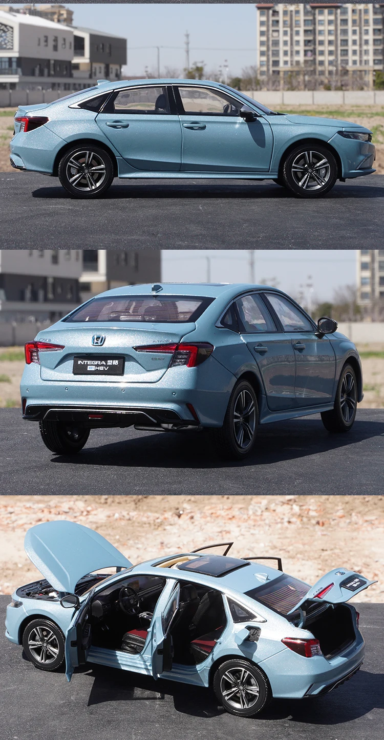 1:18 GAC originale Honda E: HEV Modello 2022 HONDA INTEGRA Modello di auto in lega