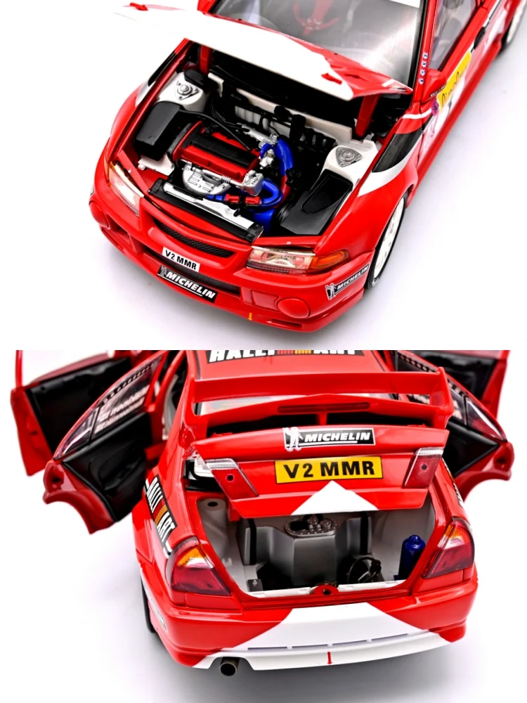 Autoart 1:18 LANCER EVO VI #1 WRC MAKINEN Alloy Fully Open Simulation Limited Edition Alloy Metal Static Car Model Toy Gift