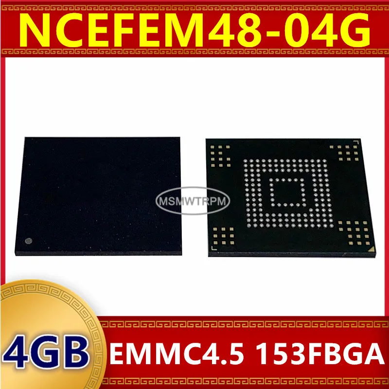 메모리 칩 IC NCEFES88-04G NCEFES86-04G NCEFEM48-04G 4GB EMMC4.5 153FBGA 집적 회로 새로운 원본 재고 있음