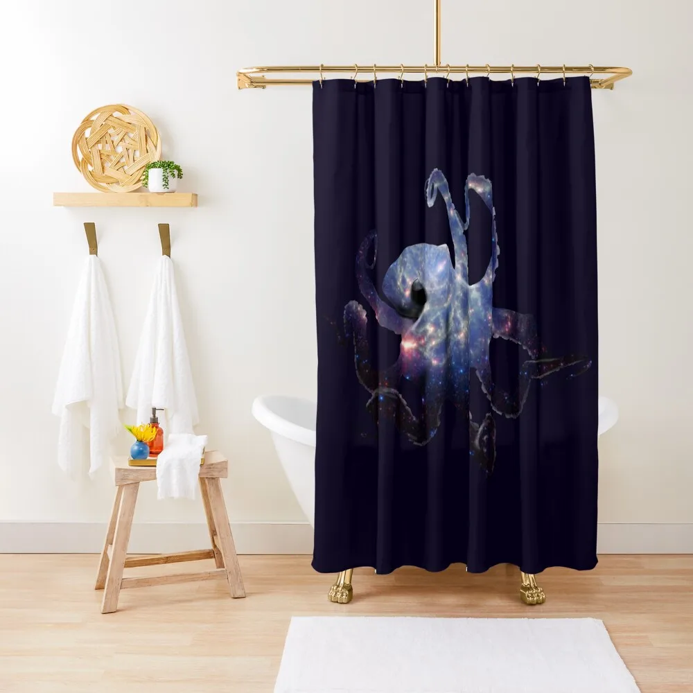 

Galaxy Octopus Shower Curtain In The Bathroom Bathroom And Shower Modern Bathroom Accessories Shower Set Curtain