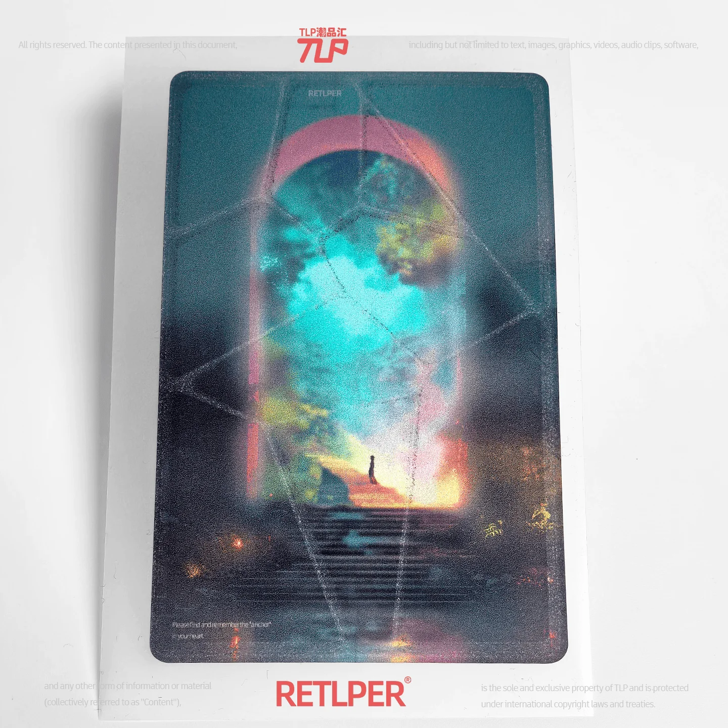 Retlper Reflective Stickers Original Re Rui'Er and Cyber Dreamland Dreamweaver Waterproof Flat Stickers