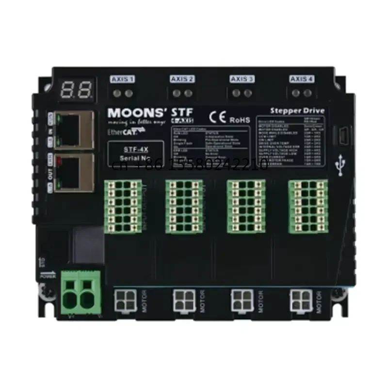 2026 hot for MOONS 4 Axis One to Four Stepper Motor Driver STF Series Fieldbus Control DC Stepper Motor Drive STF Series