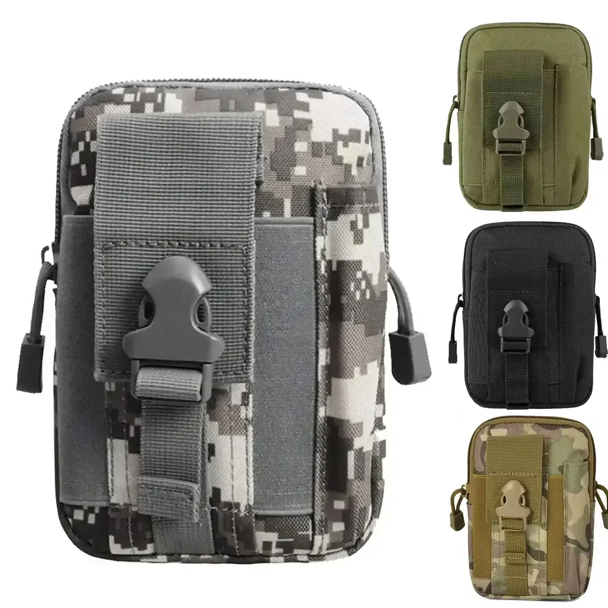 Beenheuptassen Tas Camouflage Heuptas voor Heren Unisex Nylon Canvas Rijden Draagbare Multifunctionele Sport Hangende Legging Tas