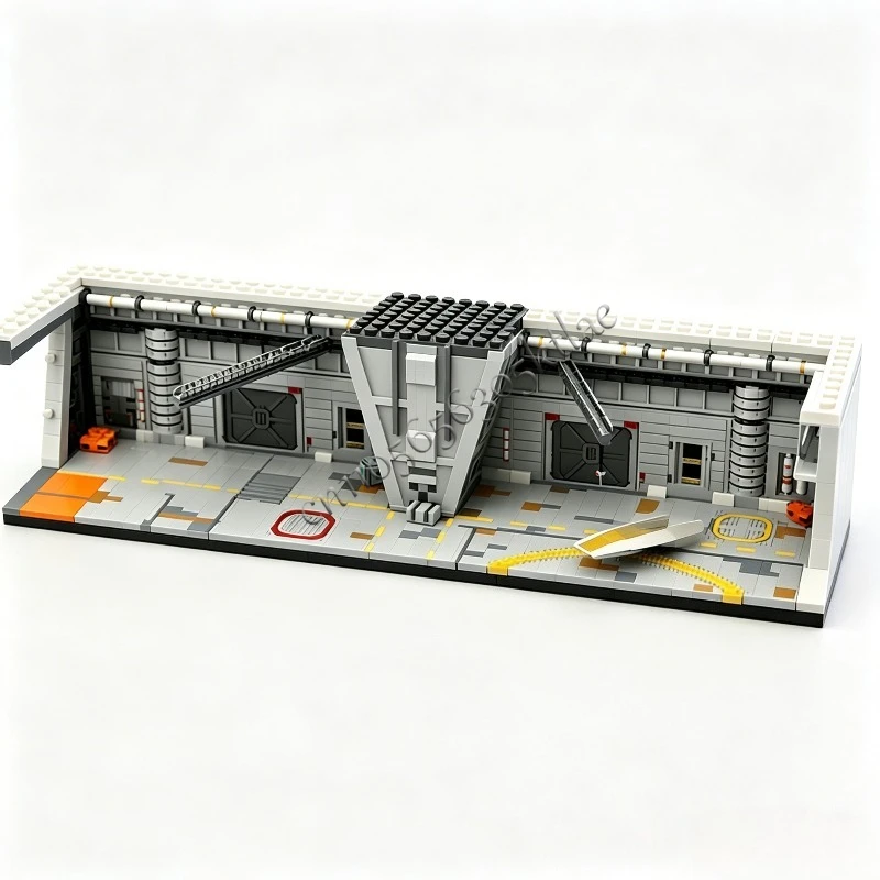 10135 PCS MOC Star Battle Series Simplified Version Hangar Model Building Block Bricks DIY Creative Assembly Toys Birthday Gifts