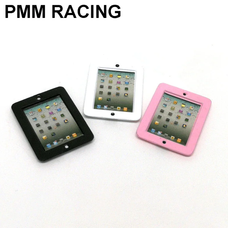 Mini simulation decoration Metal alloy Tablet pc For 1/10 RC Crawler Car Traxxas TRX4 SCX10 D90 D110 TRX6 VS4 JIMNY Accessories