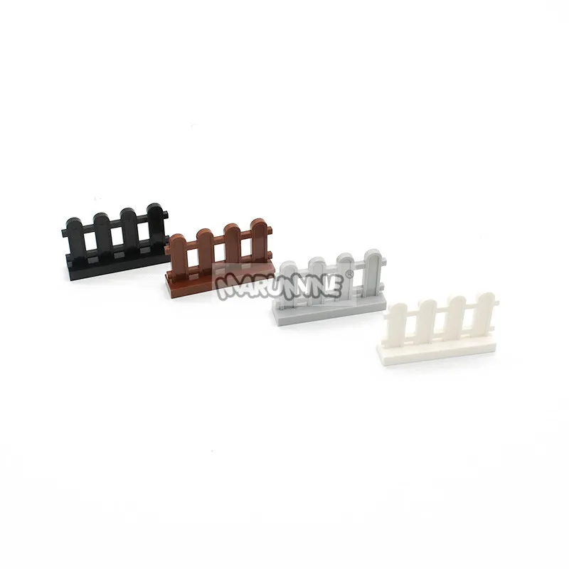 MARUMINE MOC Blocks Parts 1x4x2 Fence Arden 33303 10PCS Classic Building Bricks Pieces Accessories City View Construction Parts