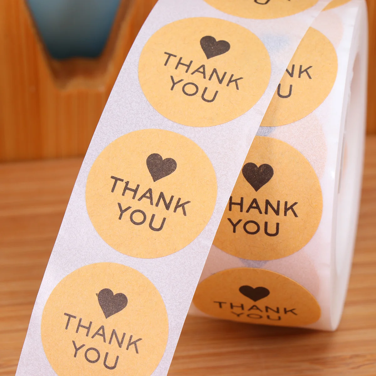 

Thank You Letter Sticker Self-Adhesive Strong Adhesive DIY Candy Bag Wrapping Baking Gift Packaging Thank You Letter Sticker