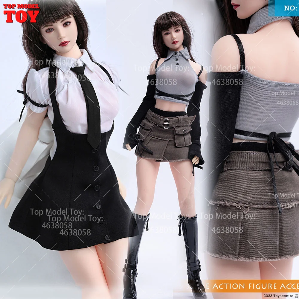 Toyscentre TCT-033 TCT-034 1/6 écolière JK jupe T-shirt vêtements accessoire modèle adapté 12 ''femme soldat figurine corps