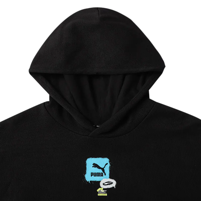 プーマ 正規品 カジュアル メンズ スポーツ ルーズ フィットネス フード付き スウェットシャツ 536061-01