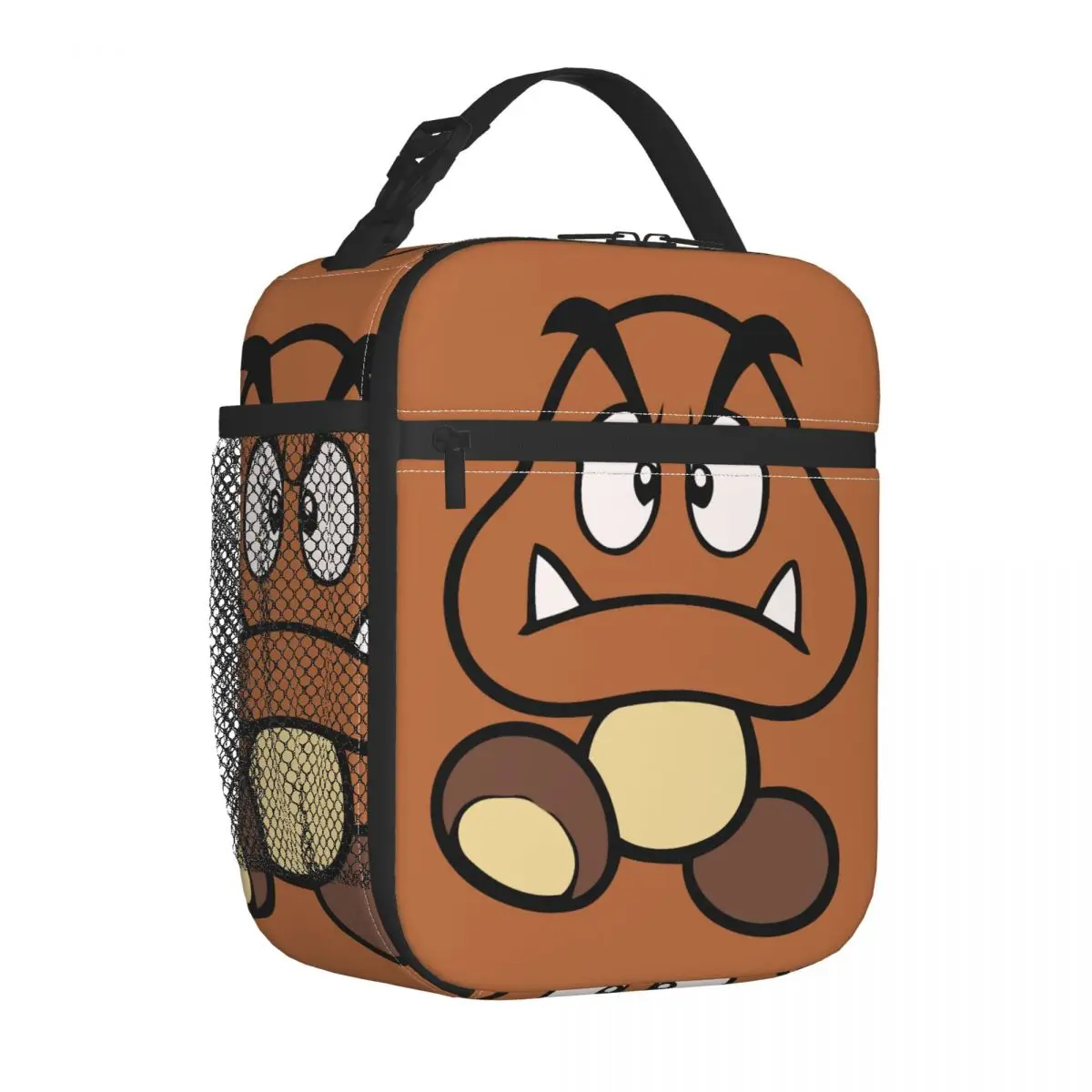 

Изолированные сумки для обедов Super Marios Goomba для мужчин и женщин, коробка для хранения продуктов, портативные термосумки-холодильники для работы