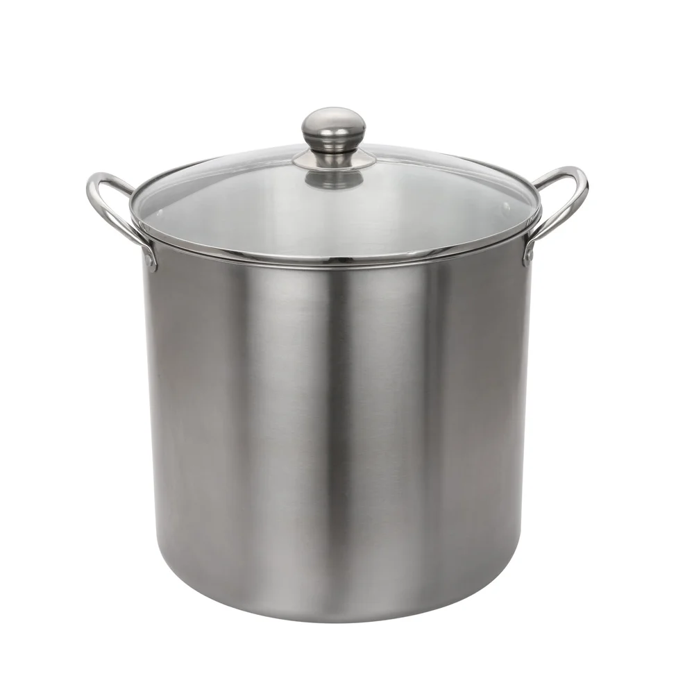 21,5 Qt Edelstahl-Einmachtopf mit doppelseitigem Gestell, Dampfwasserbad-Einmachung, ideal zum Konservieren von Kochen, großen Chargen