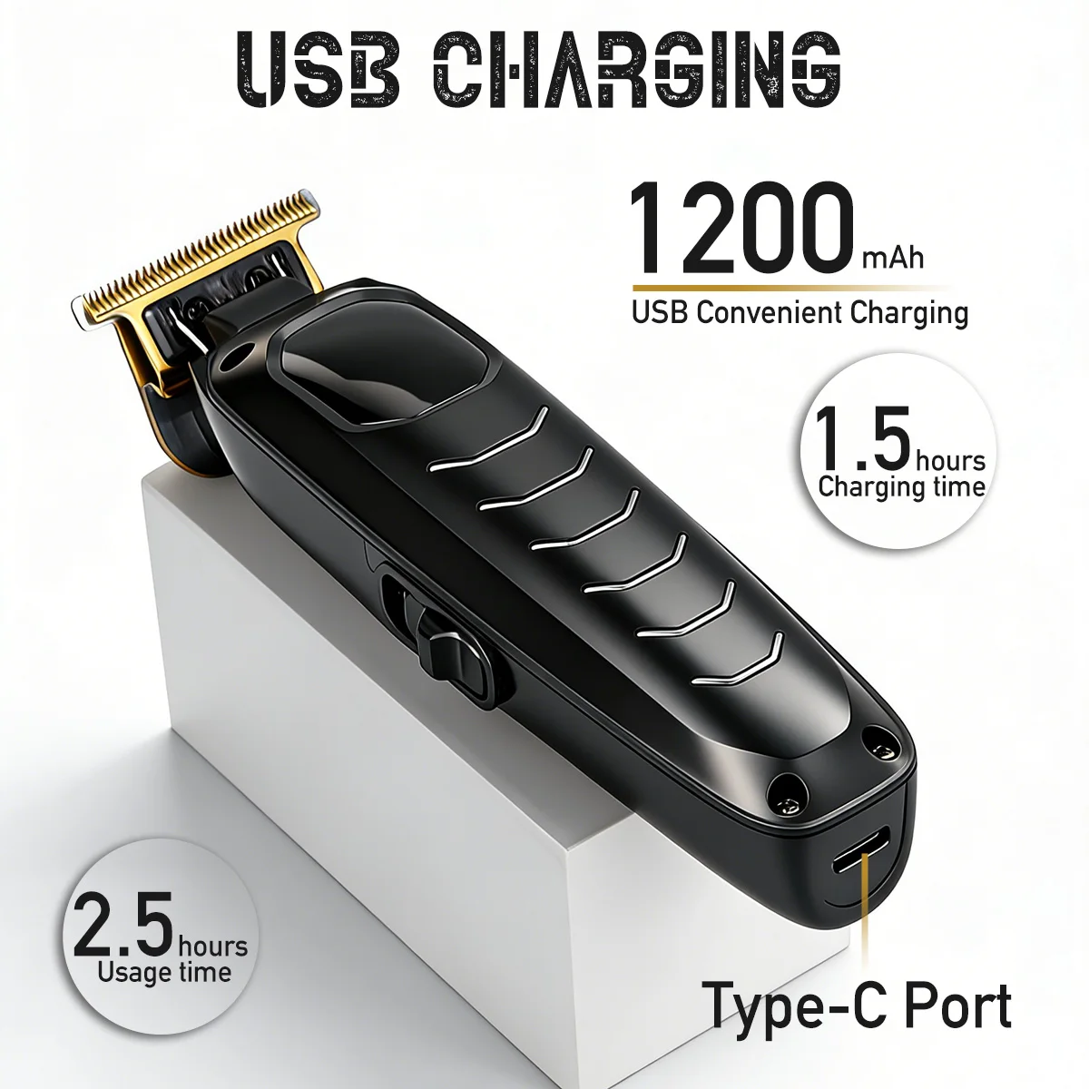 

Профессиональный триммер для волос BRD-602, 6800 об/мин, мужская машинка для стрижки и укладки, инструмент для стрижки бороды, легкий и гибкий