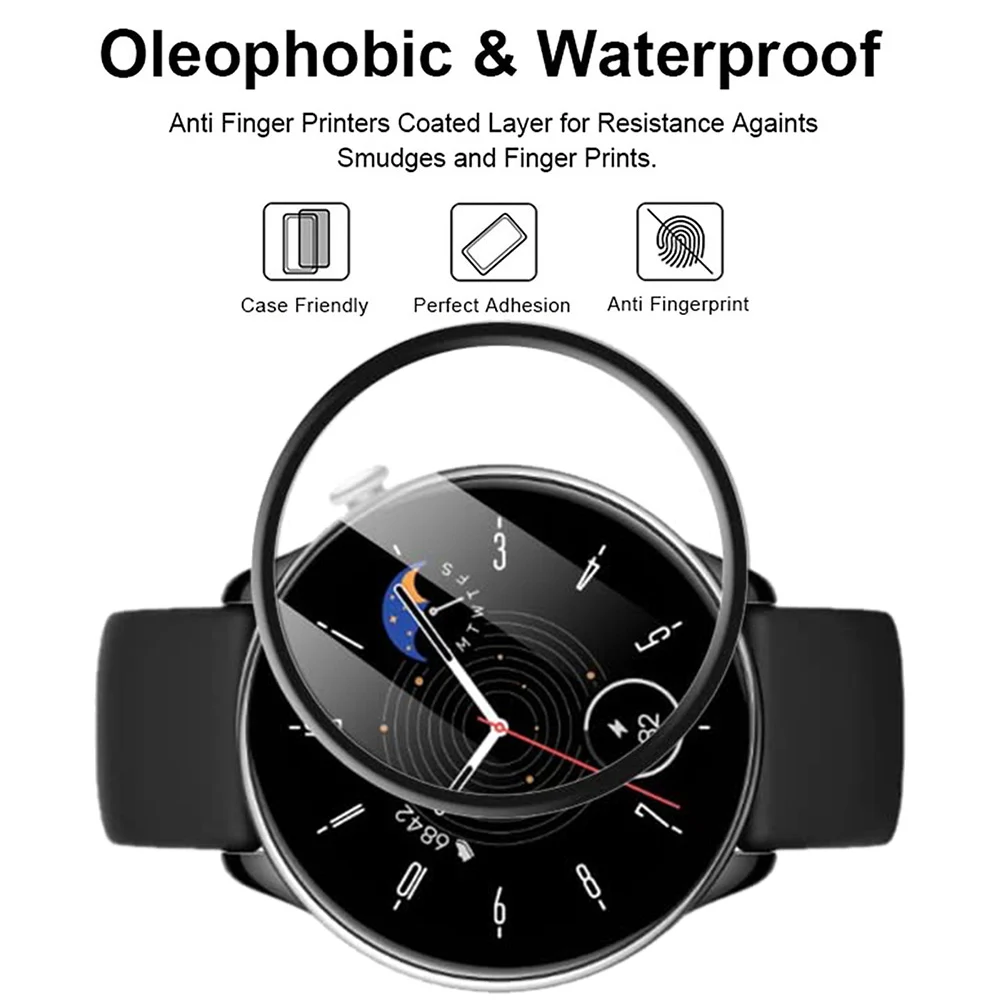 Película protectora de pantalla 3D para reloj inteligente Huami Amazfit GTR Mini, película suave de protección de pantalla, no vidrio templado, 1/2/3 Uds.