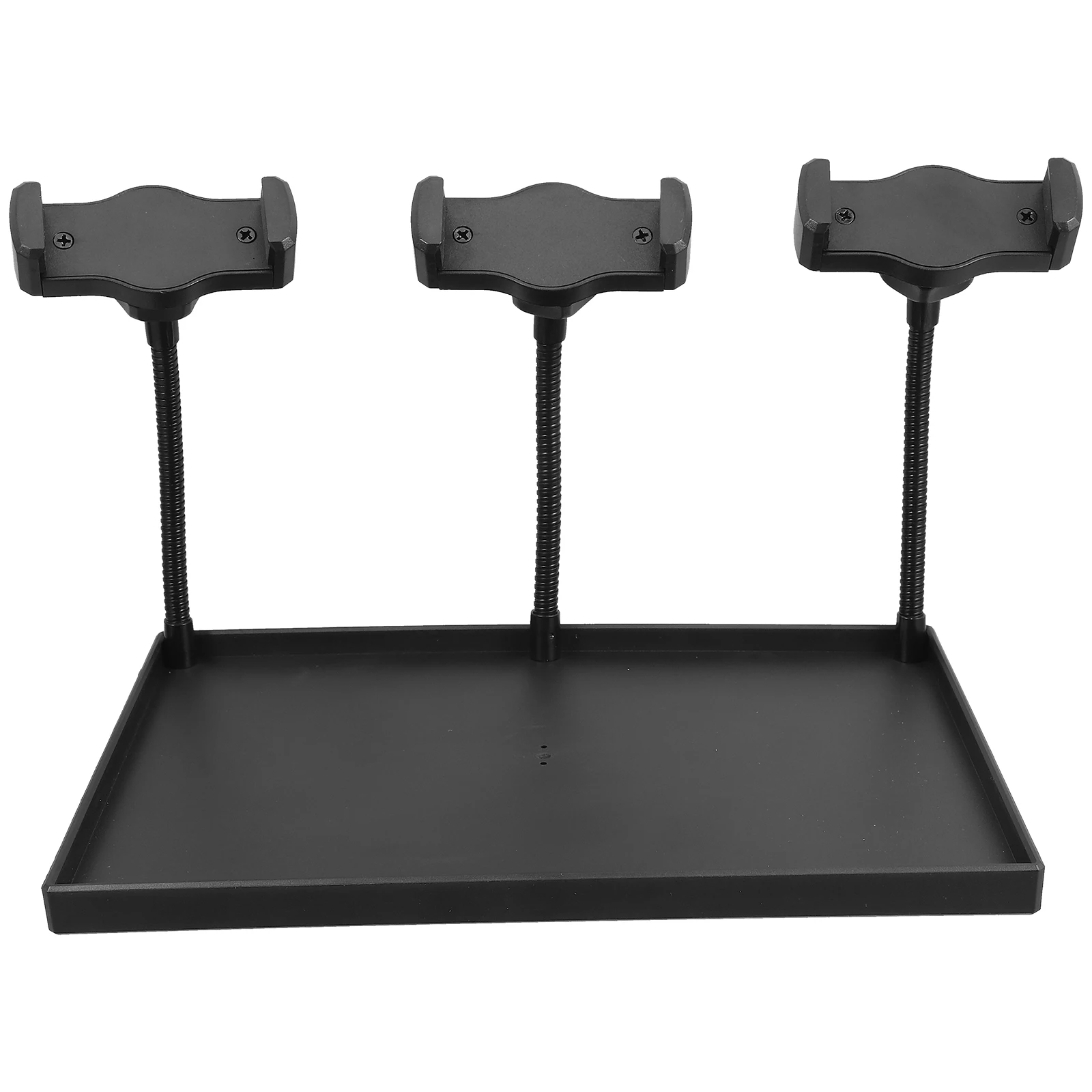 

Mobile Phone Live Broadcast Stand Microphone Streaming Tray Holder Clamp Rack Sound Card Compatible Durable ABS Practical Design