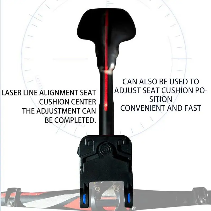 Handlebar Calibrator For Bike Bike Tool Laser Aligner Seat Cushion Seat Center Adjuster Bicycle Aligner Precise Measurement Tool