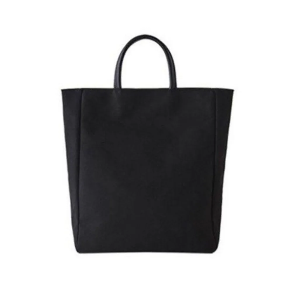 

Casual Solid Color Canvas Tote Bag Multifunctional Commuting Women Handbag Large Capacity Zipper Student Schoolbag Daily Use