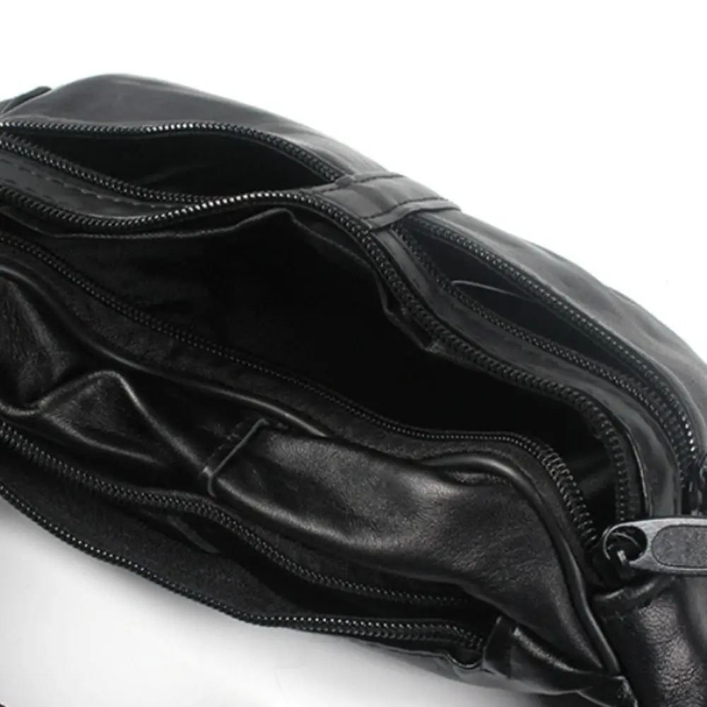 سعة كبيرة للرجال حقيبة الخصر متعددة الوظائف جلدية عادية فاني حقيبة قابل للتعديل الإفراج السريع السفر حقيبة صدر للرجال الرجال