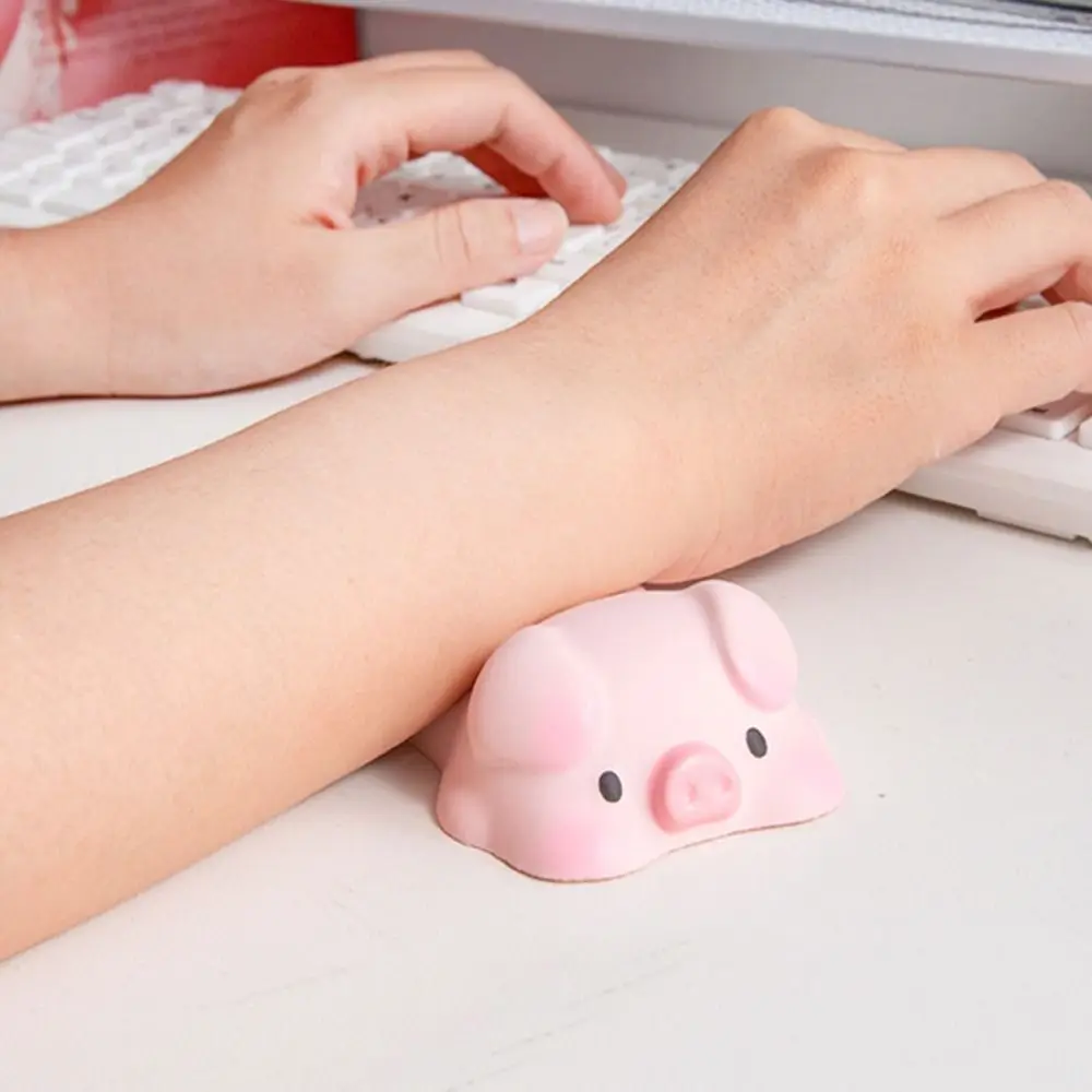 Cute Memory Foam Wrist Rest Kawaii Design Animal Shape Arm Rest Slow Rising Squishy Office