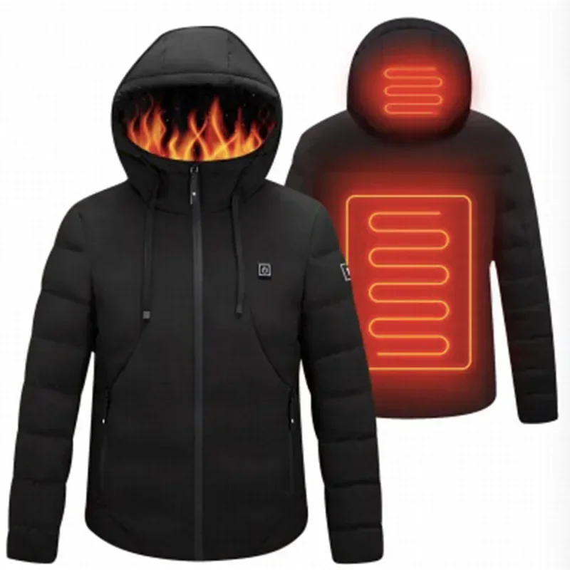 2 Areas Heated Vest Men Electric Heating Vest Usb Heated cycling Heated Vest Women Heated Bodywarmer Heated Down Jacket Winter